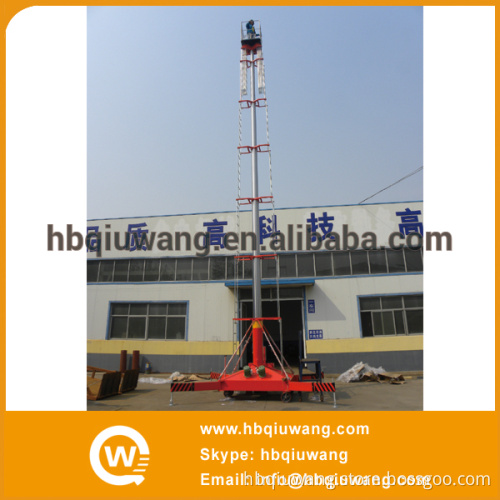 Dual Ladder Cylindrical Aluminum Personal Lifts, Lift Platform